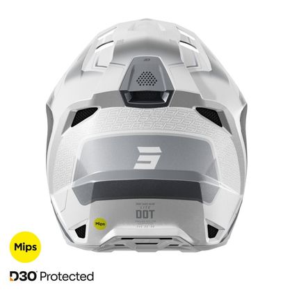 Casque cross Shot LITE - CHALLENGER 2025 - Noir / Blanc