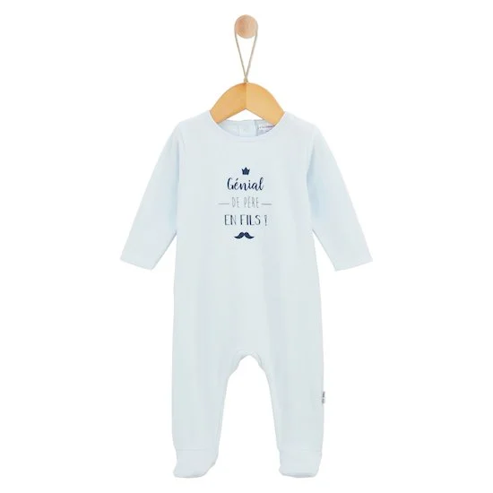 Petit Cocon Pyjama   Bleu Air        de               P'tit bisou