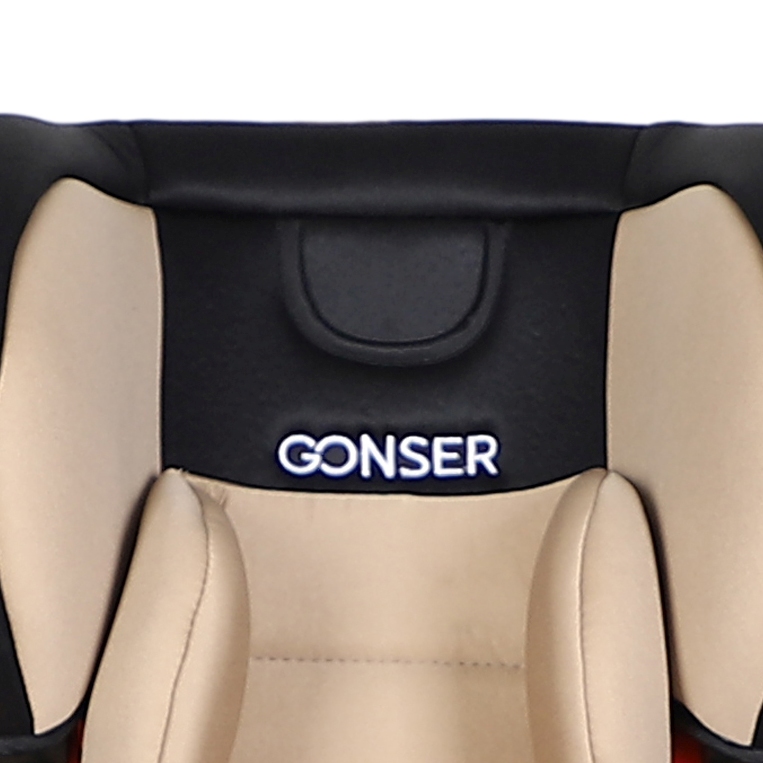 Kindersitz Auto 360° drehbar schwarz/beige