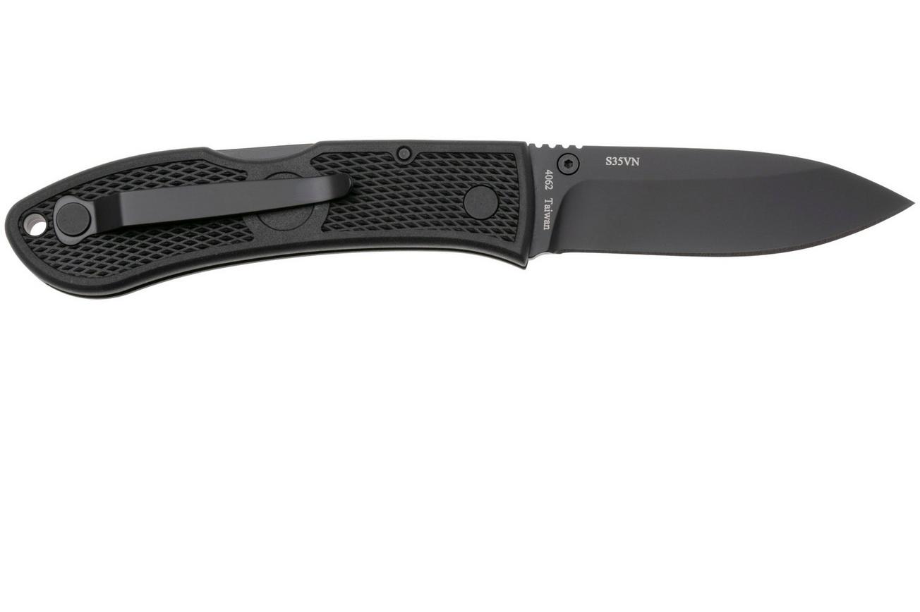 KA-BAR Dozier Folding Hunter 4062S35, Black S35VN, Black Zytel zakmes