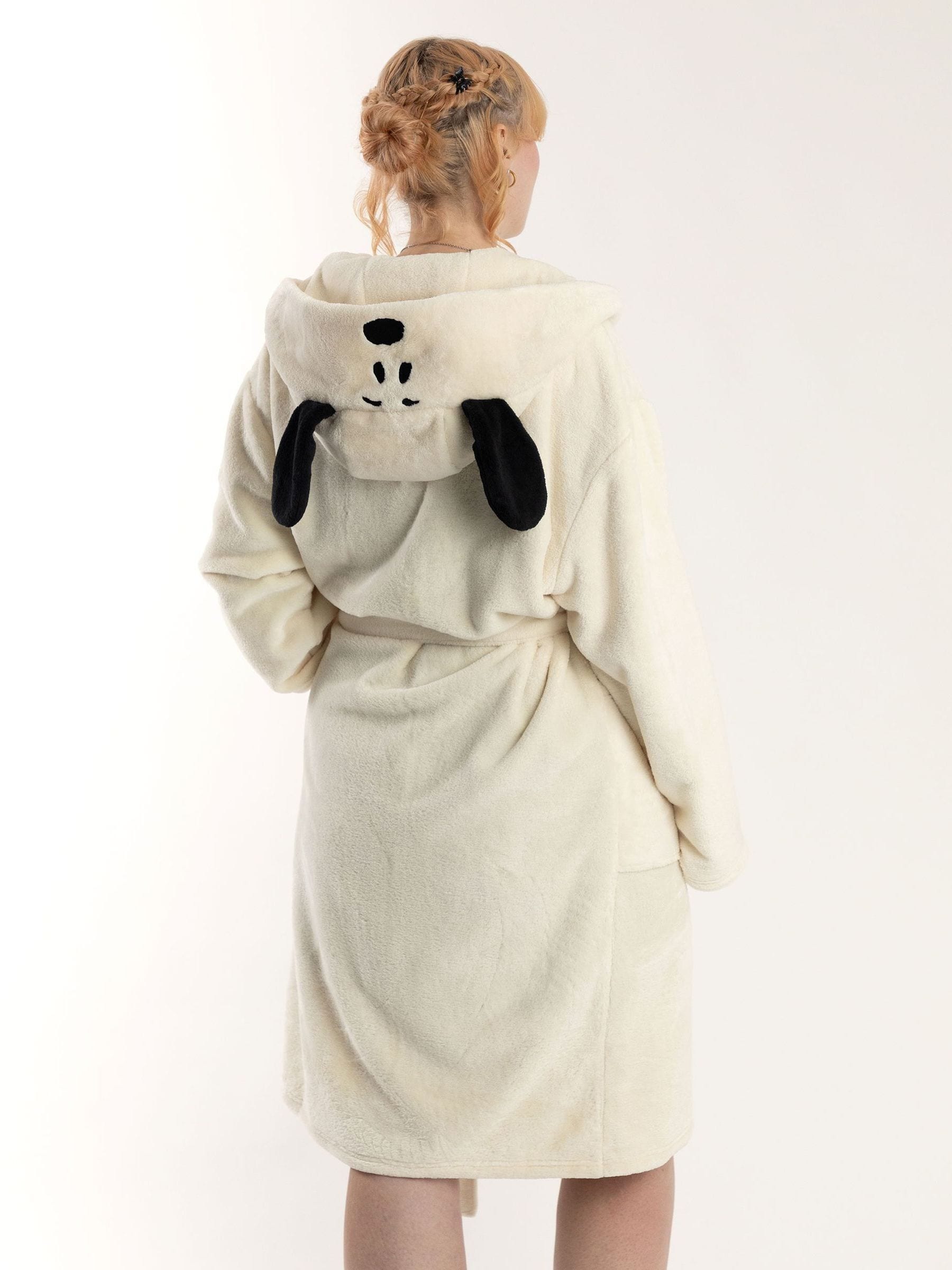 Vanilla Underground Peanuts Snoopy Hooded Bath Robe