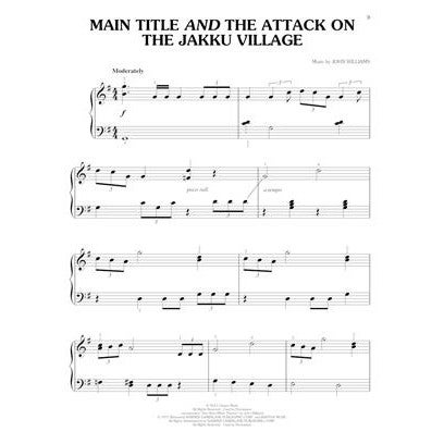 Hal Leonard Easy Piano songbook Star Wars The Force Awakens