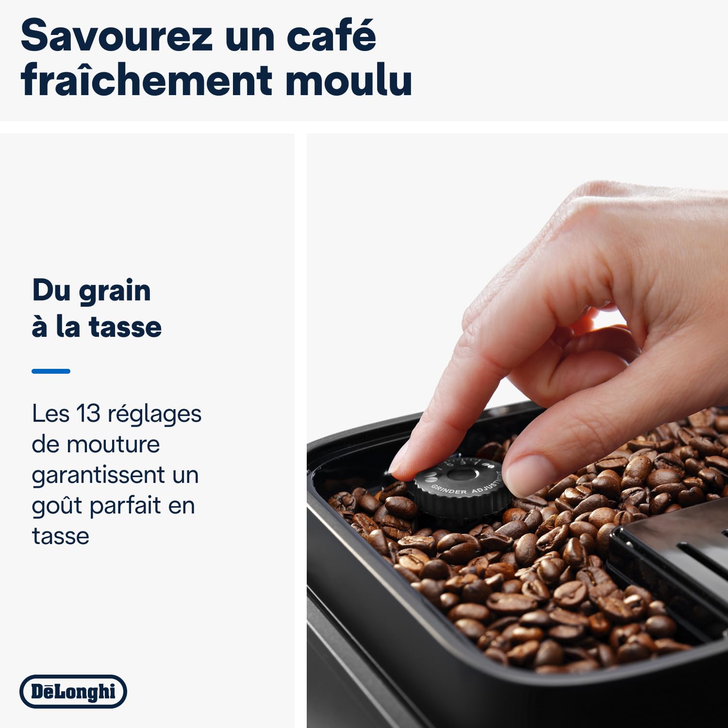 De'Longhi Magnifica Evo ECAM292.52.GB, Machine Automatique à Café en Grains, Broyeur Intégré, Panneau de Commande à Icônes Blanc et Noir, Technologie