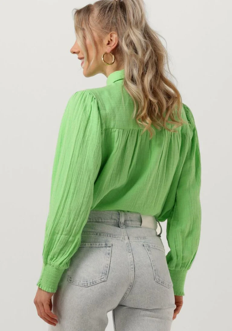 Y.A.S. groene y.a.s. blouse yaspiro ls shirt s