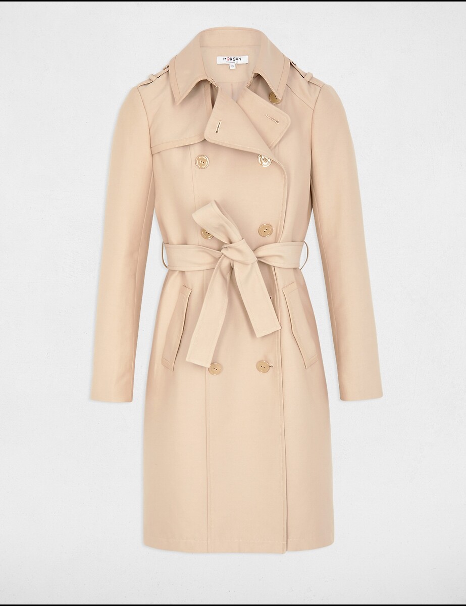 MORGAN<br>Trench coat com cinto