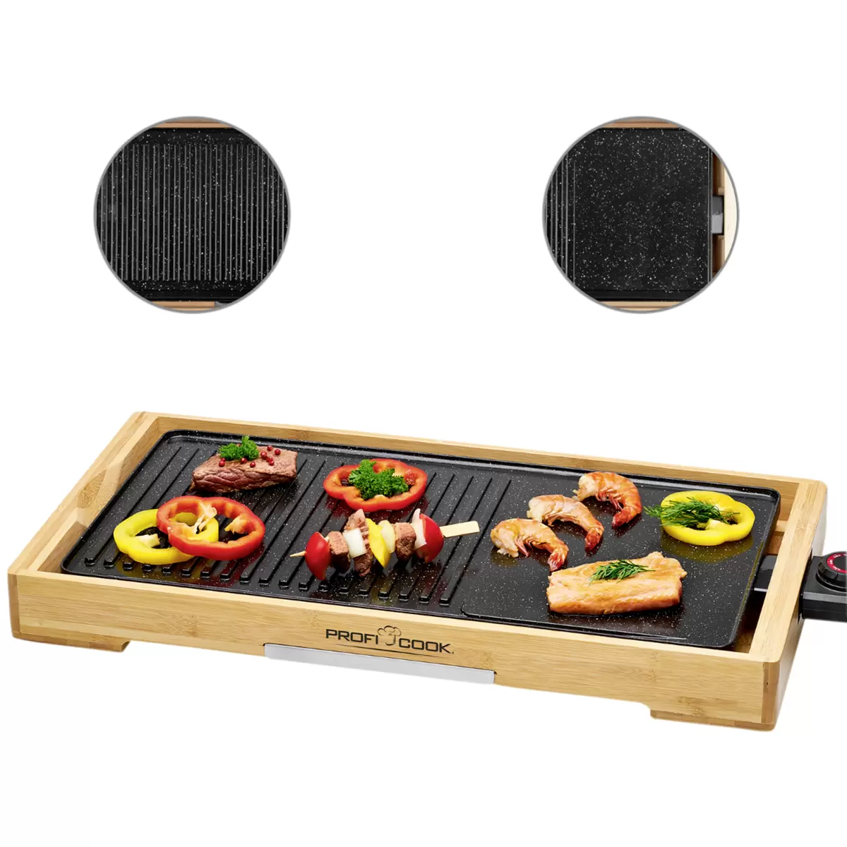 Elektrogrill TYG 1143 natur,schwarz