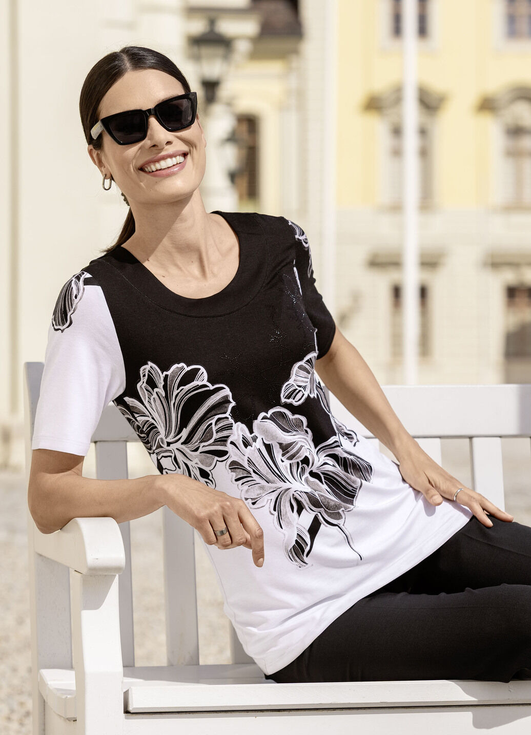 Shirt mit Allover-Druck