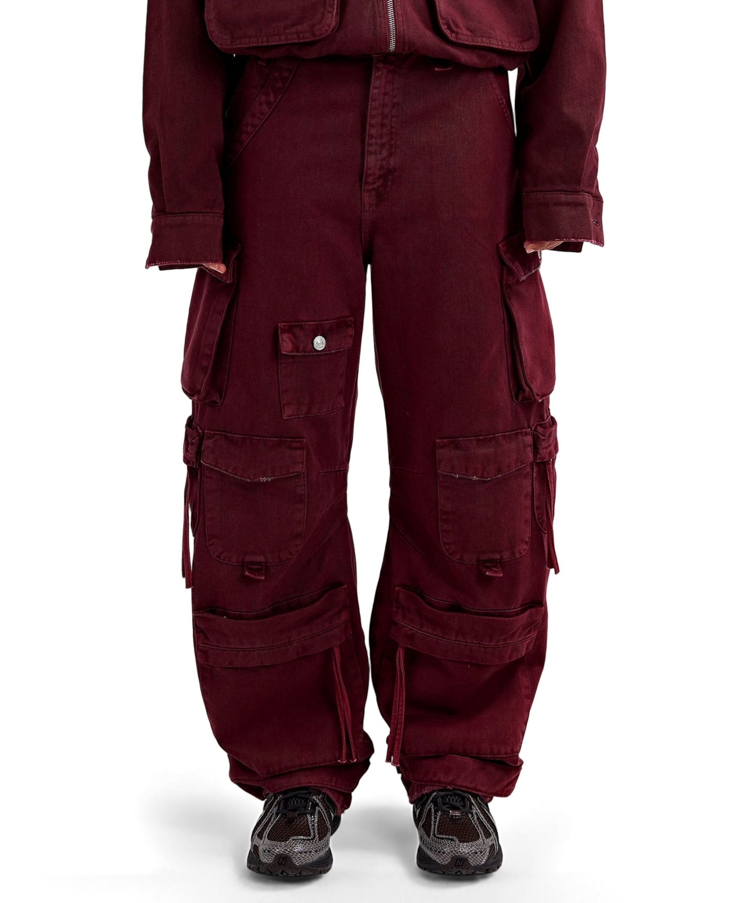 Stieglitz Franca Balloon Cargo dames jeans rood