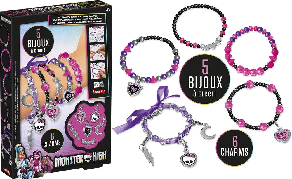 MONSTER HIGH - MES BRACELETS CHARMS