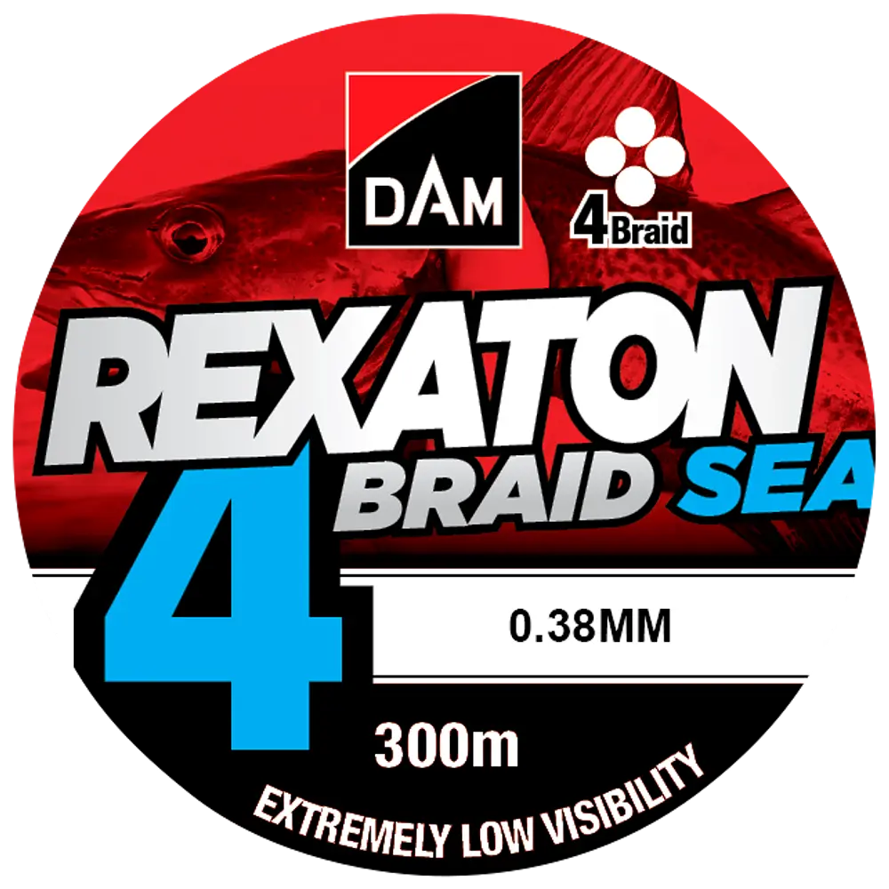 DAM 4 Braid 300 m 0,25 mm - gul
