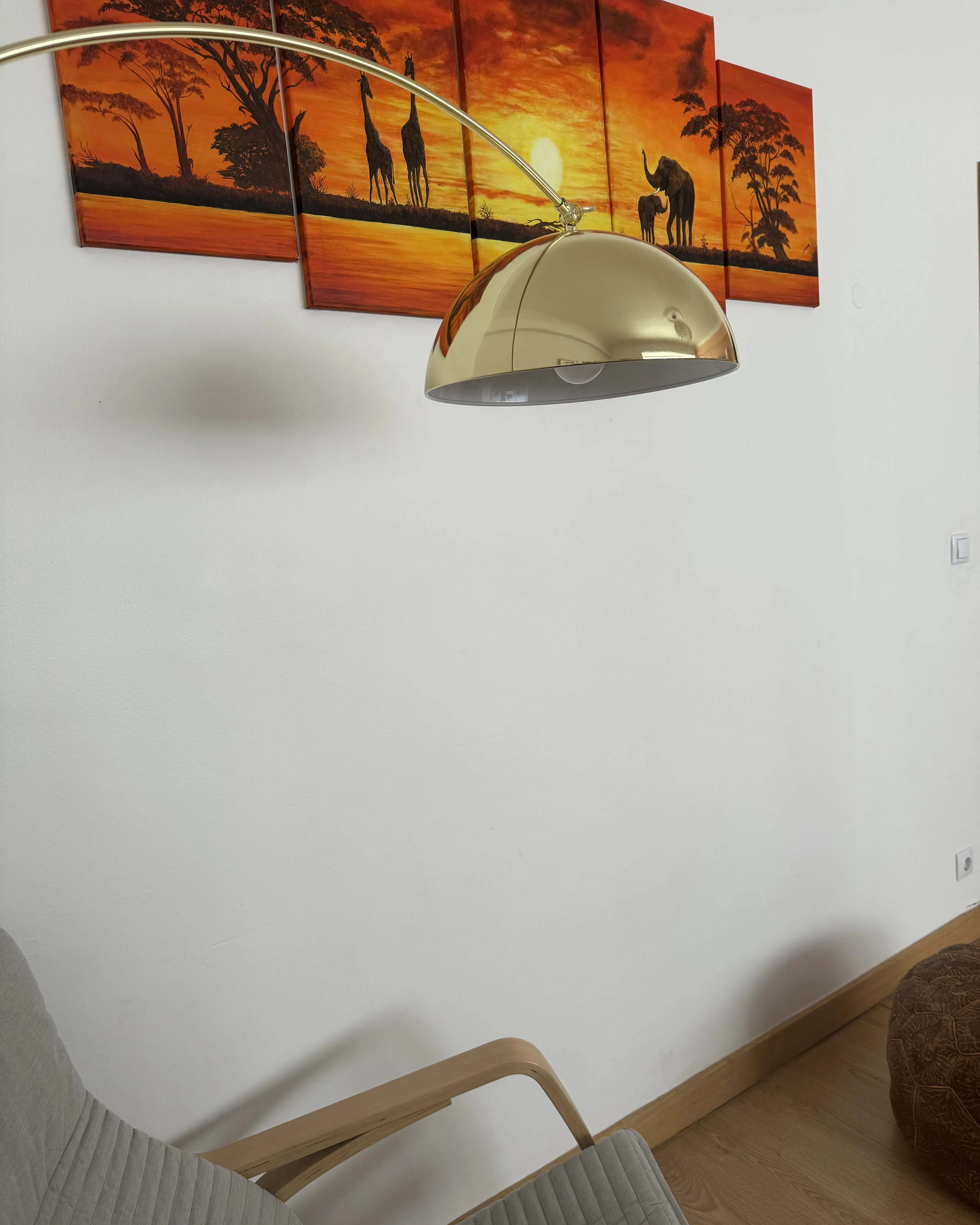 Staande lamp KAMA Metaal Goud