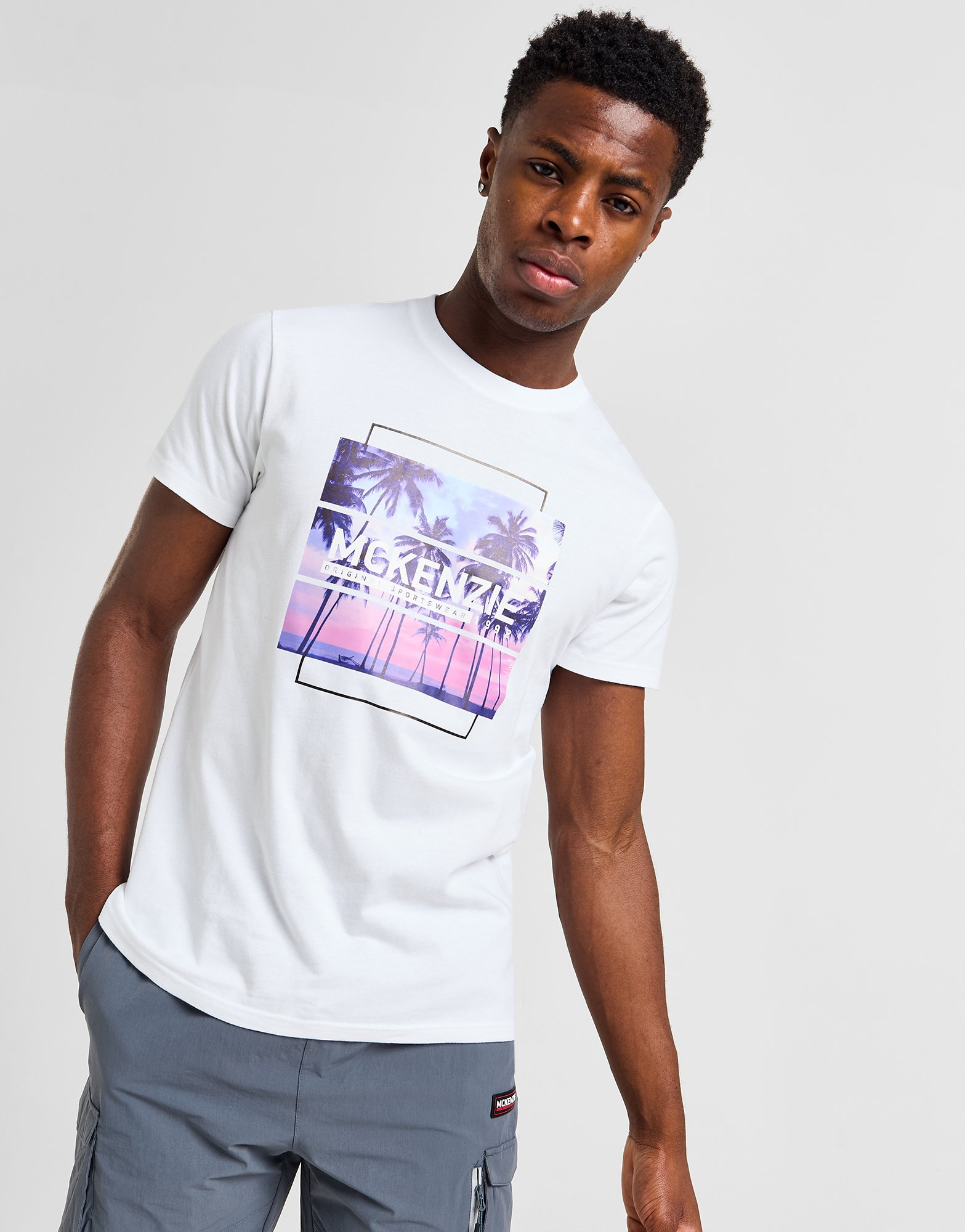 McKenzie T-shirt Sunset Palm Homme