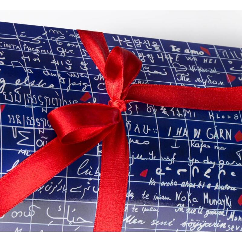 Le Mur des Je t'aime, Etui cadeau large 27,5x16x5,5 cm