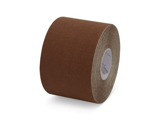 K-Tape My Skin dark brown 5 cm x 5 m Atmungsaktives Kinesiology Tape für Muskeln und Gelenke