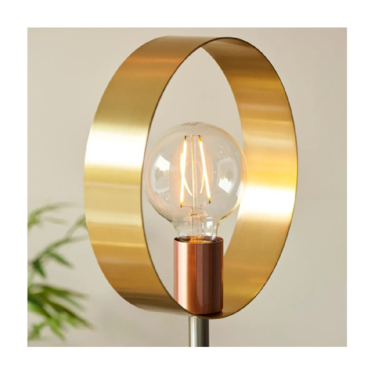 Endon Lampadaire Complet - Laiton/Nickel