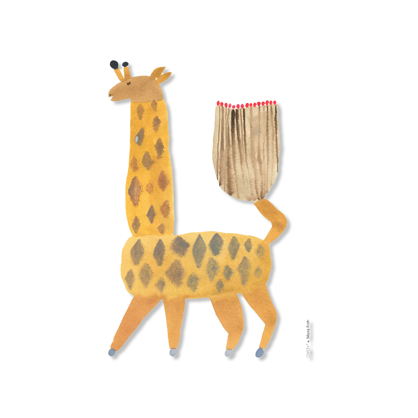 Noah Giraffe vægdekoration