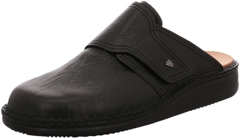 Finn Comfort - Amalfi - Muilen - Zwart - Leer