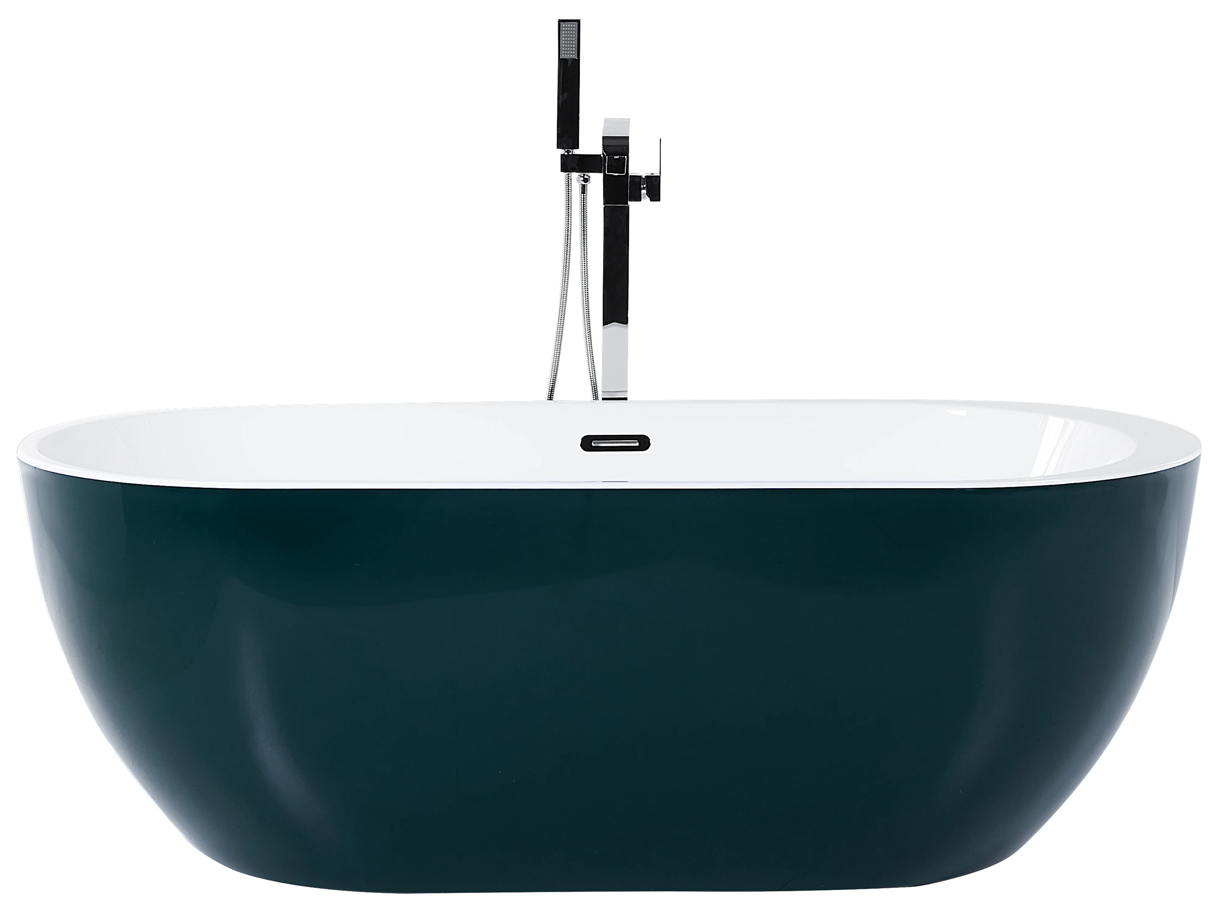 Vrijstaand bad NEVIS 170 x 80 cm Groenblauw