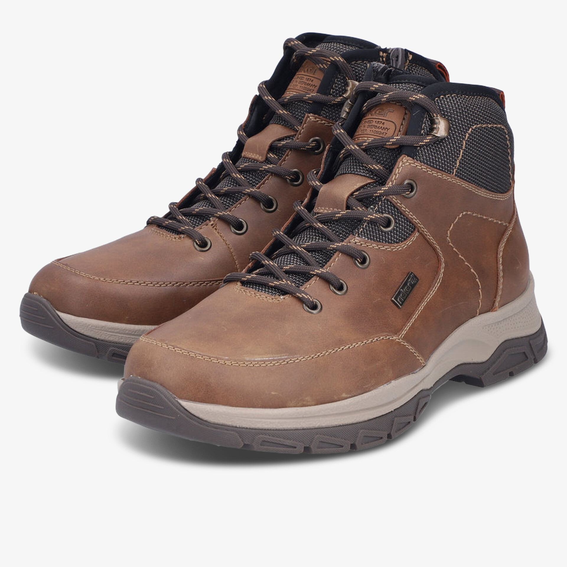 rieker Herren Schnürboots braun