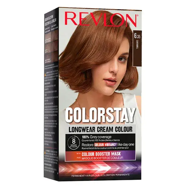 Coloração permanente Revlon Colorstay N° 6.35 Caramelo 165ml