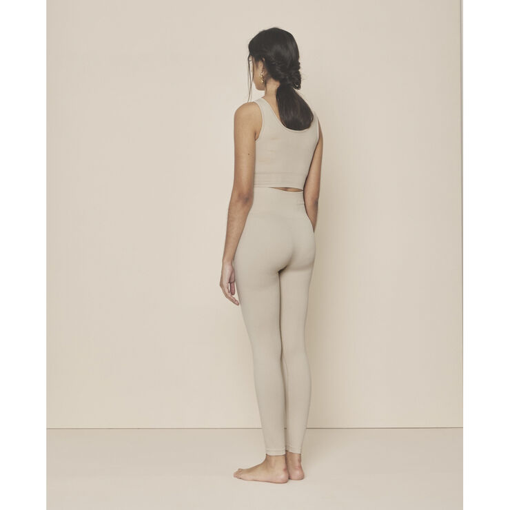 Moonchild Yoga Wear Soft Rib Seamless Crop Top Rain