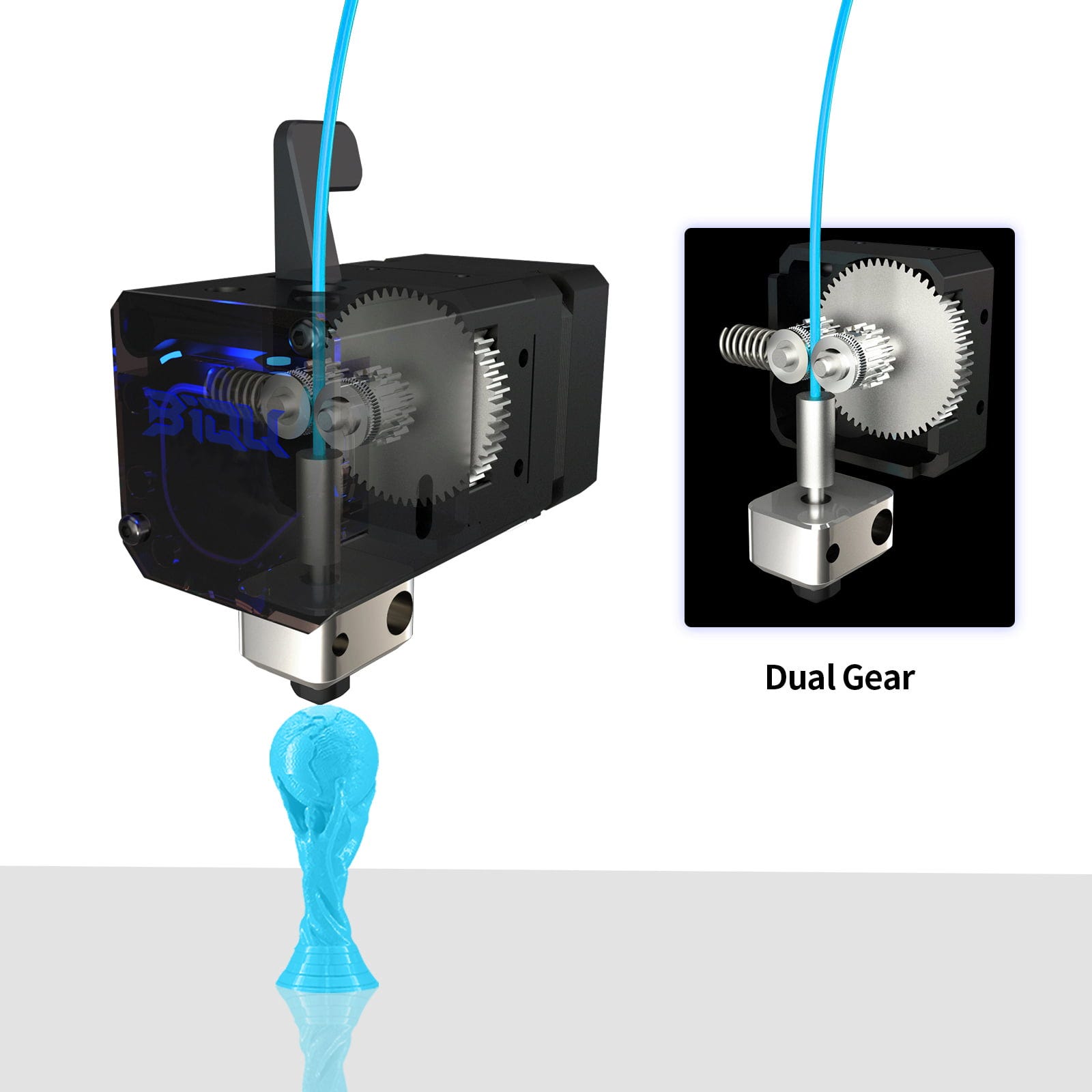 BIQU  H2O Extruder    Wassergekühlter Extruder für Temperaturen bis 500 °C