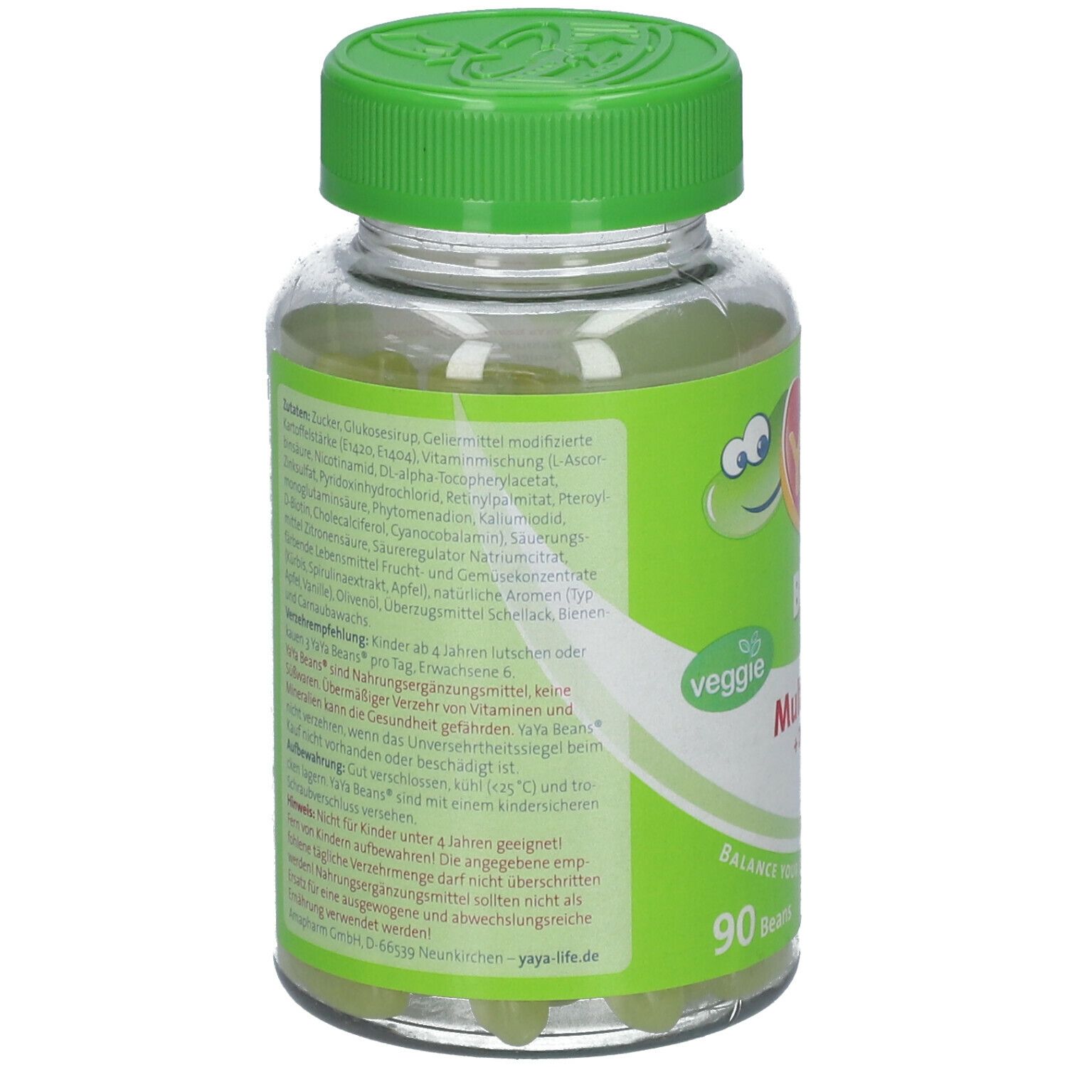 YaYa® Beans Multivitamin + Zink und Jod Apfel