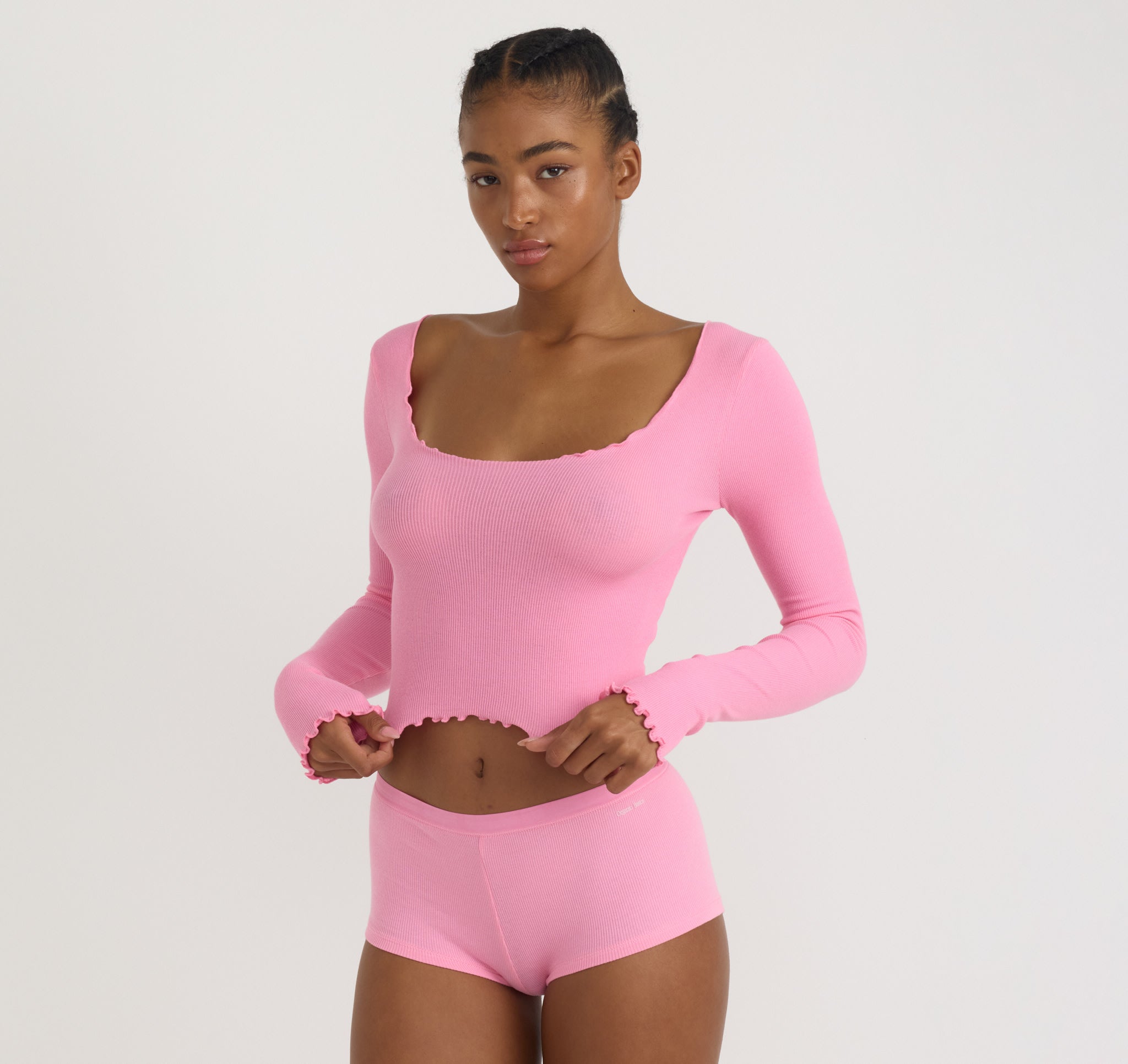 ORGANIC COTTON<br>Core Rib Shorty