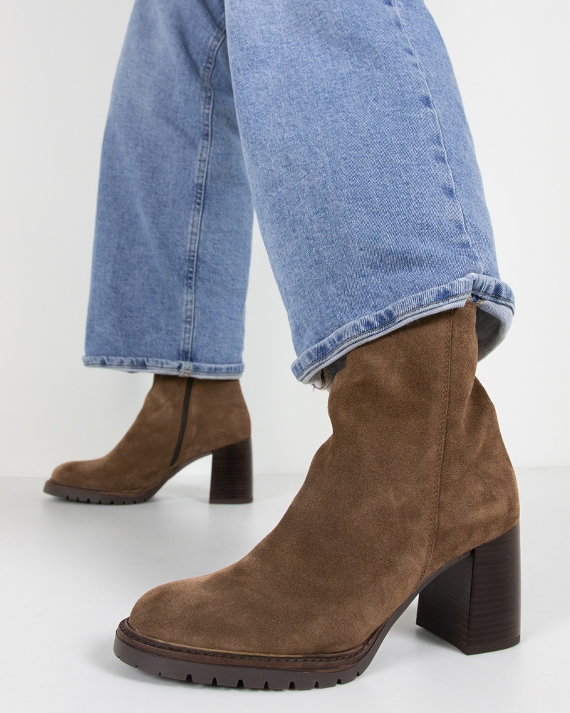 Nelson Rits- & gesloten boots  - bruin