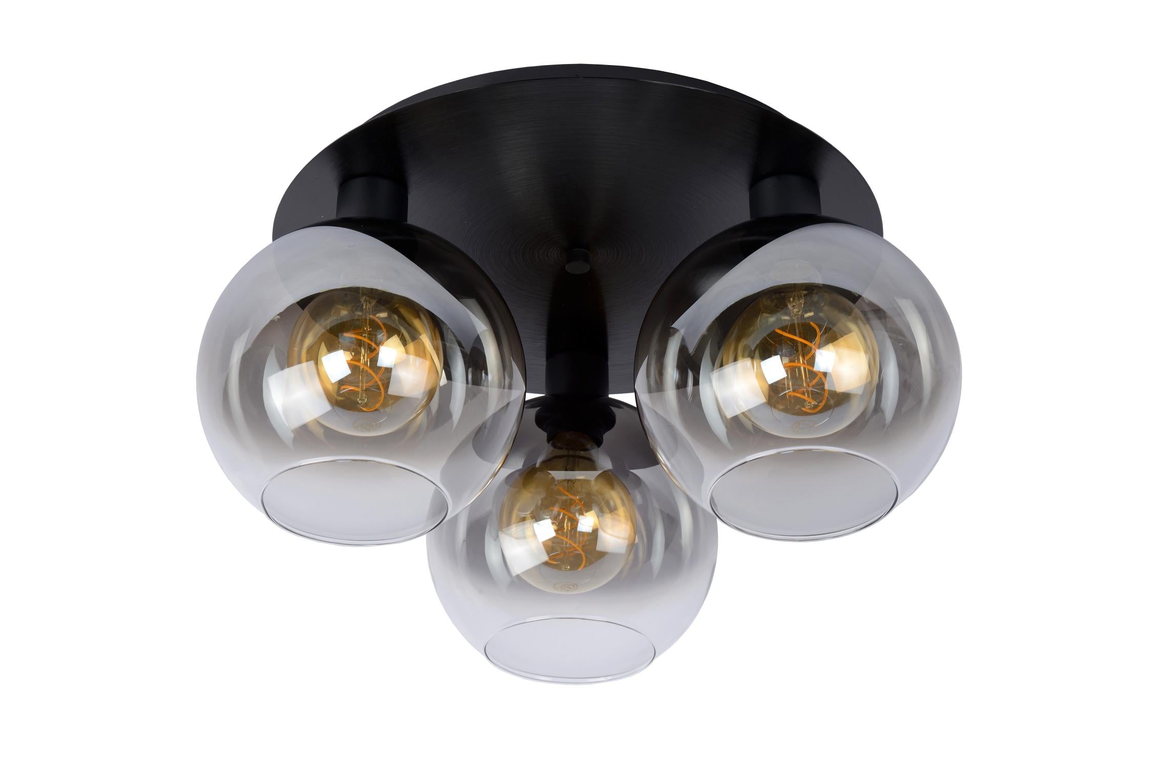 Marius 3 plafondlamp Ã50 zwart