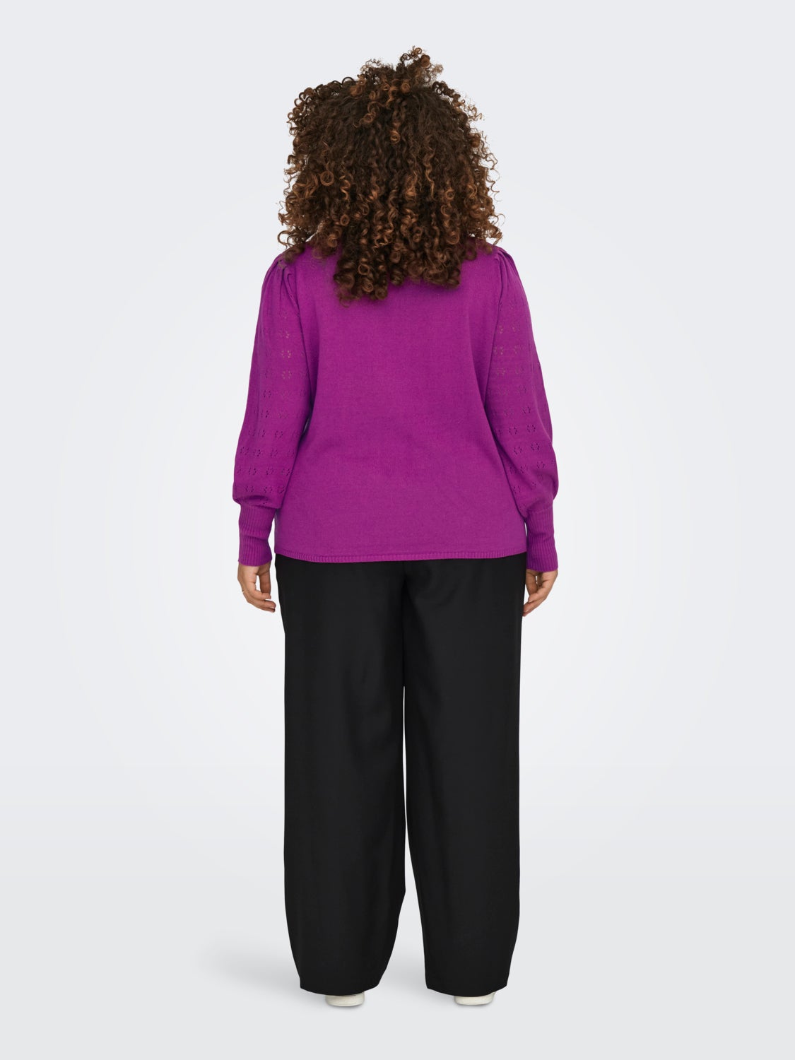 CARMIRLA Strickpullover Purple Wine