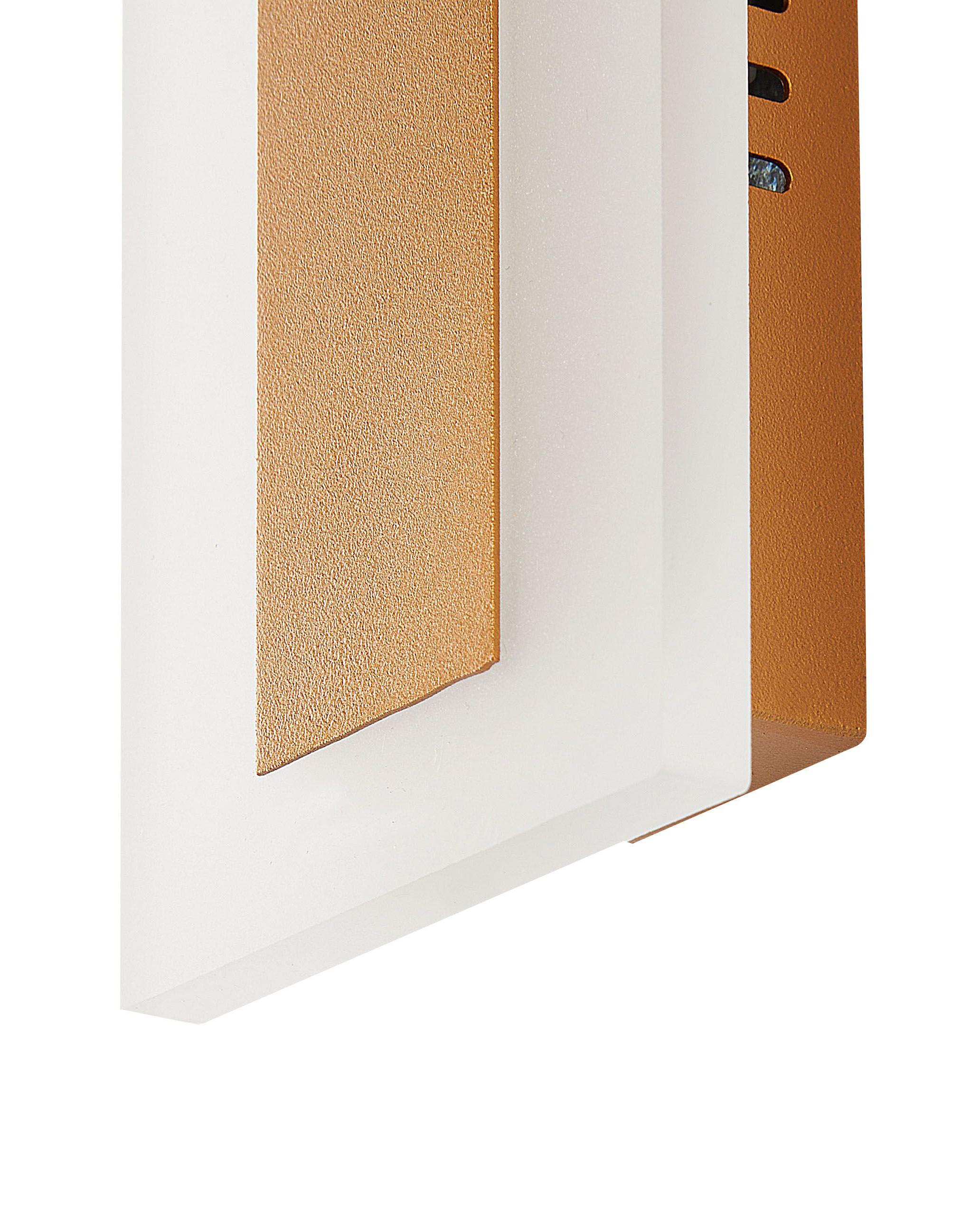 Buiten LED wandlamp ROSALIE Goud