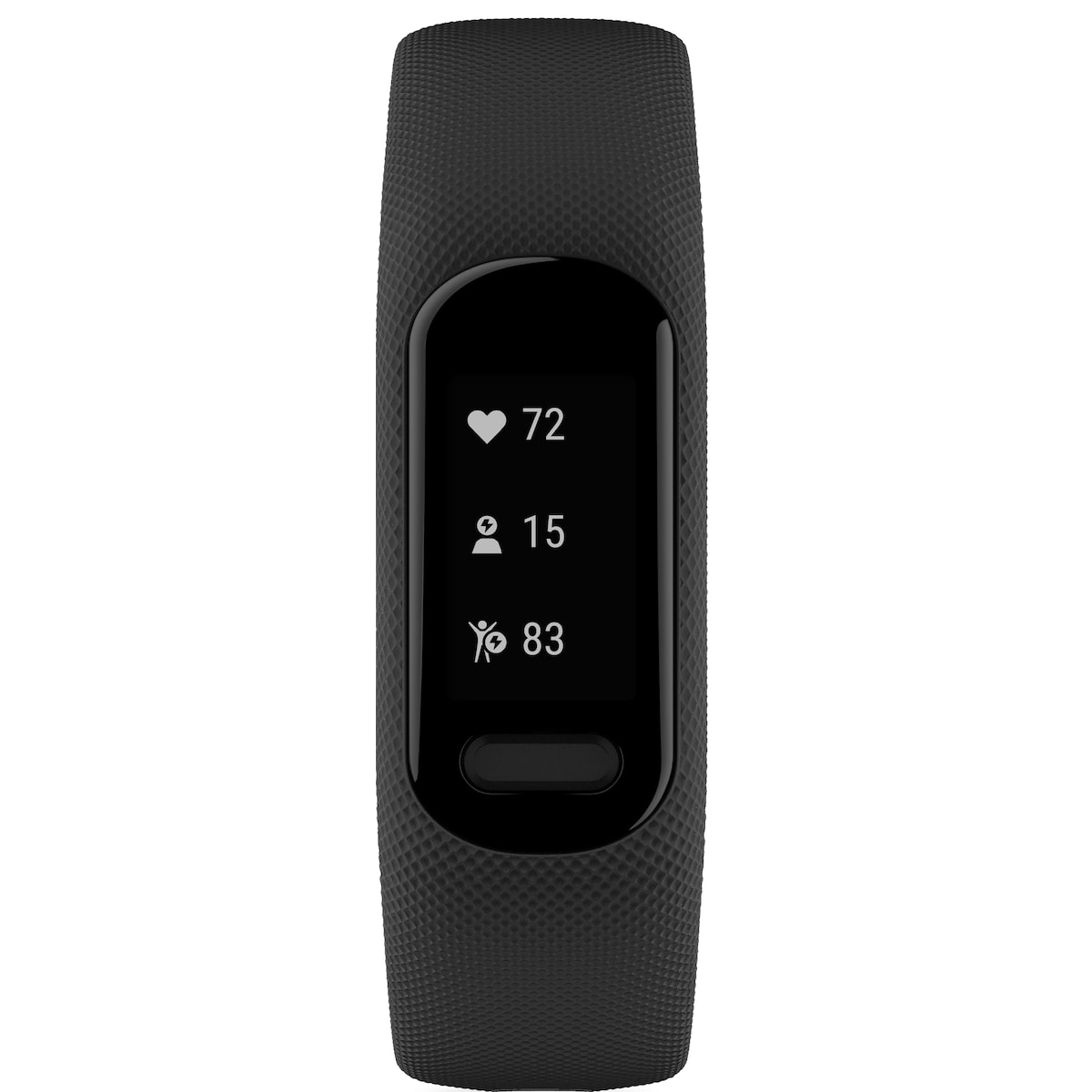 Garmin Vivosmart 5 aktivitetsarmbånd S/M (sort)