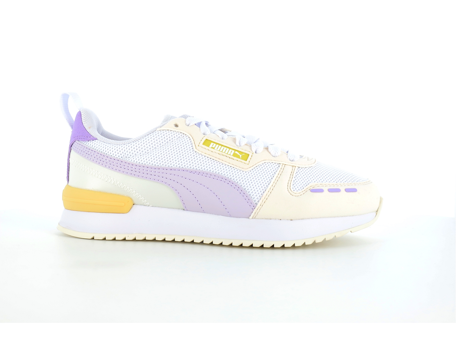 Puma-373117 Matières combinées Blanc Violet