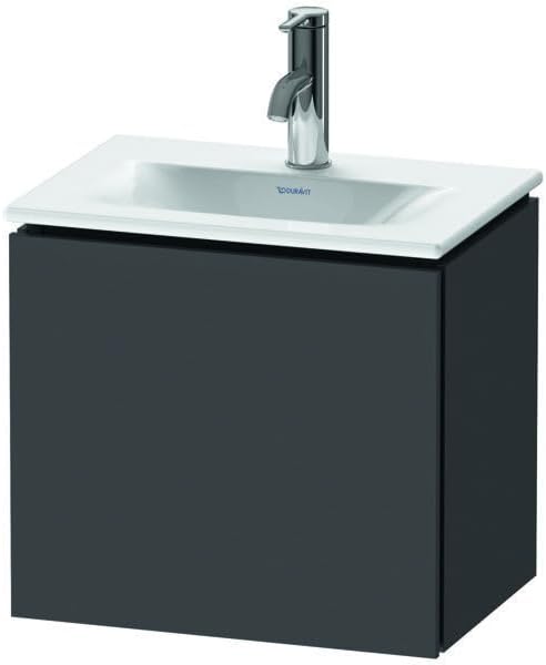 Duravit L-Cube Waschtischunterbau wandhängend LC6133, 440x311 mm, 1 Tür, Anschlag rechts, für Viu 073345, LC6133R4949, Farbe: Graphit Matt Dekor