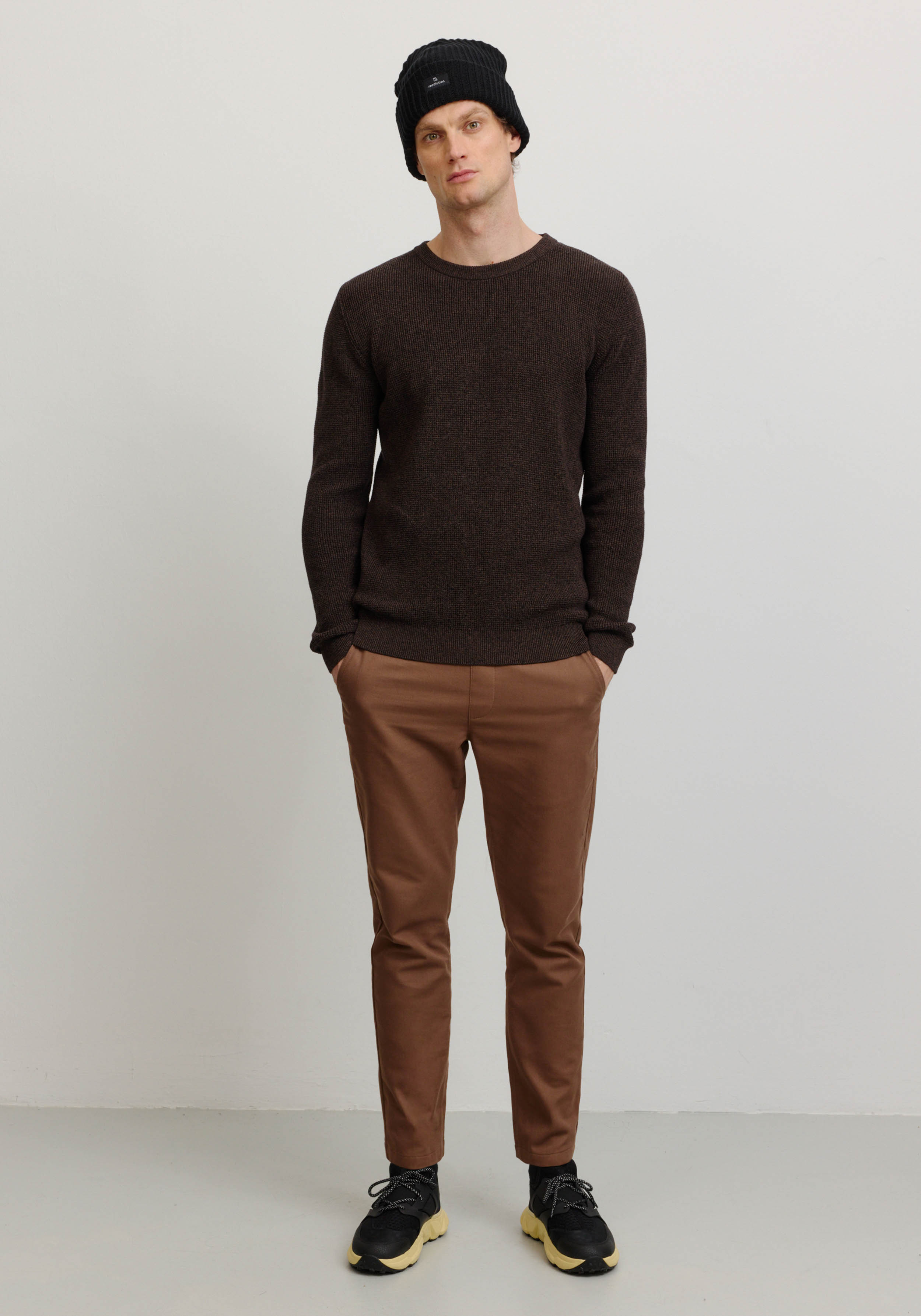 Recolution Strickpullover Bacopa Taupe