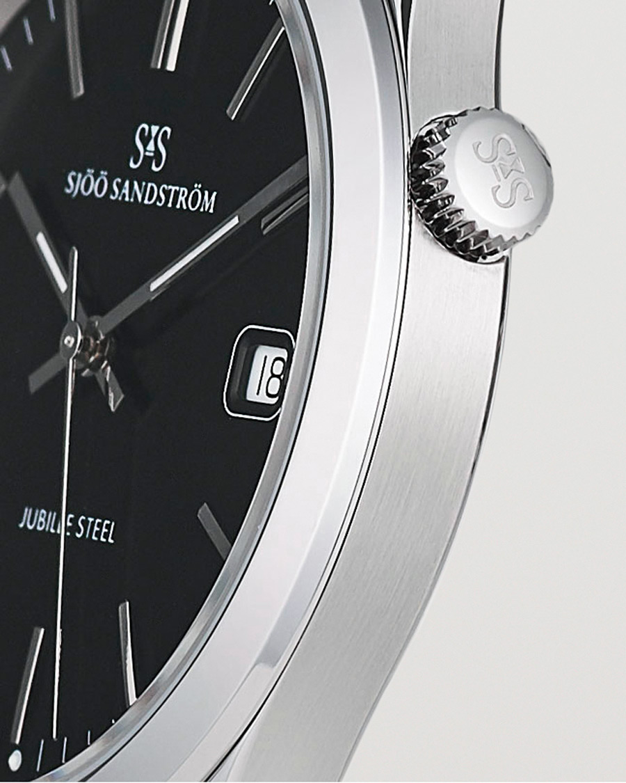 Sjöö Sandström Jubilee Steel Quartz 40mm Black/Steel