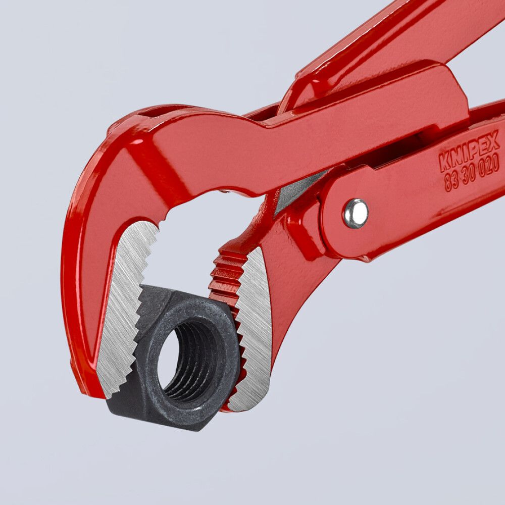 RØRTANG KNIPEX S-KJEFT RØD PULVERBELAGT