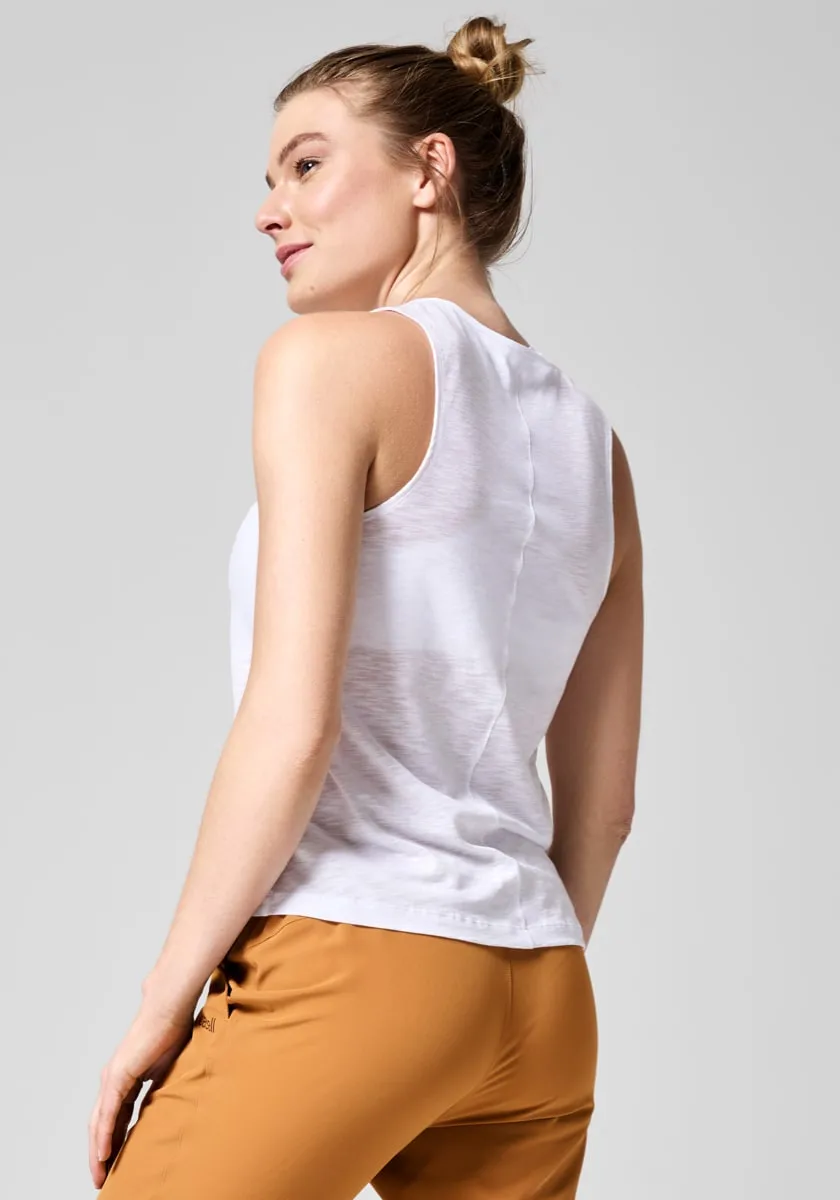 Casall Soft Texture Tank White