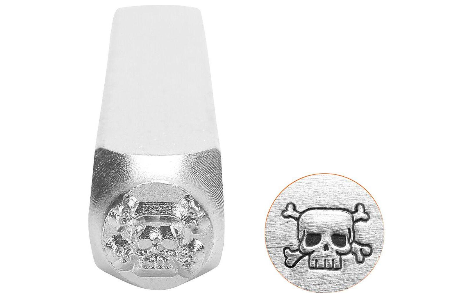 Prägestempel 6 mm TotenkopfImpress Art Prägestempel