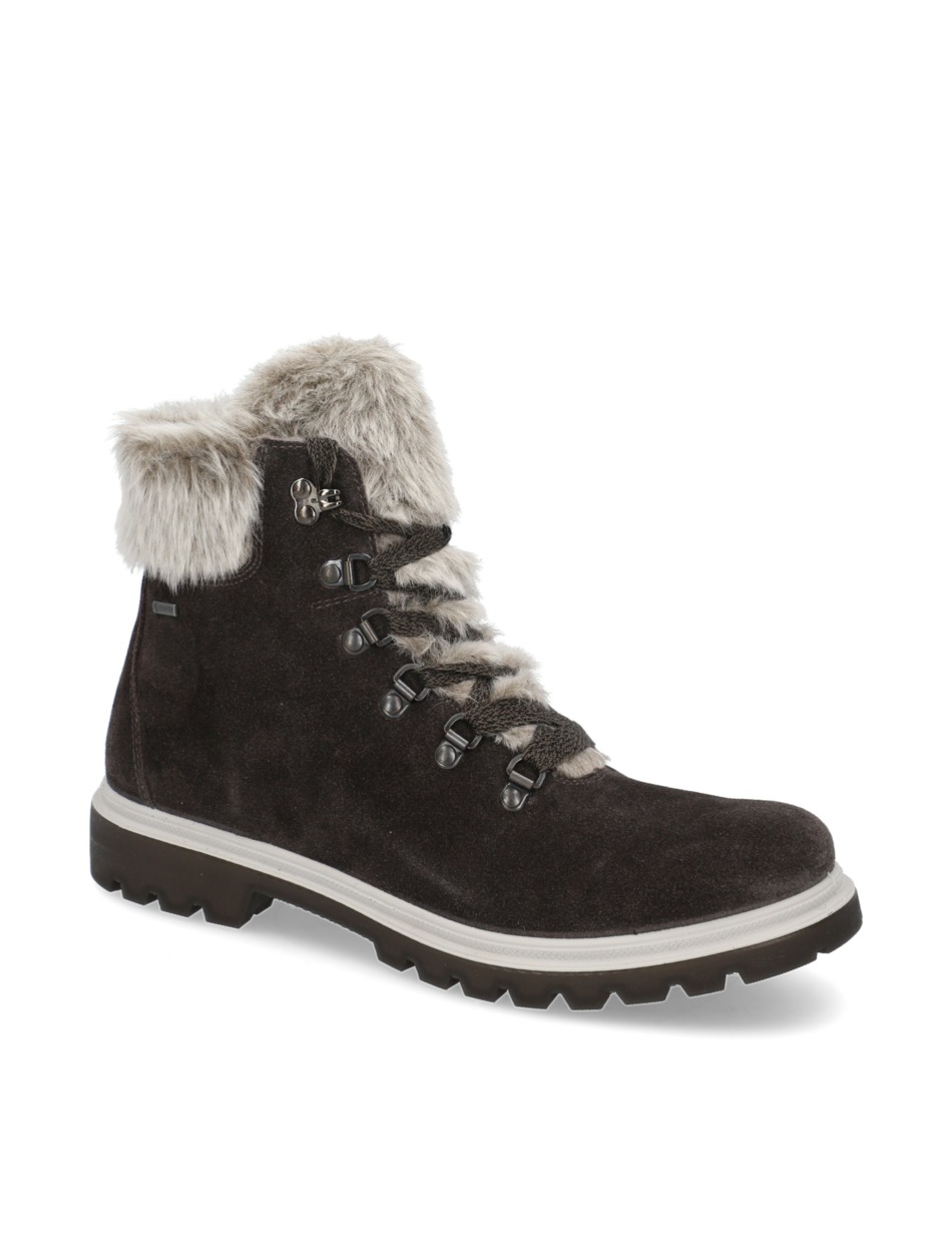 Veloursleder Schnürboot