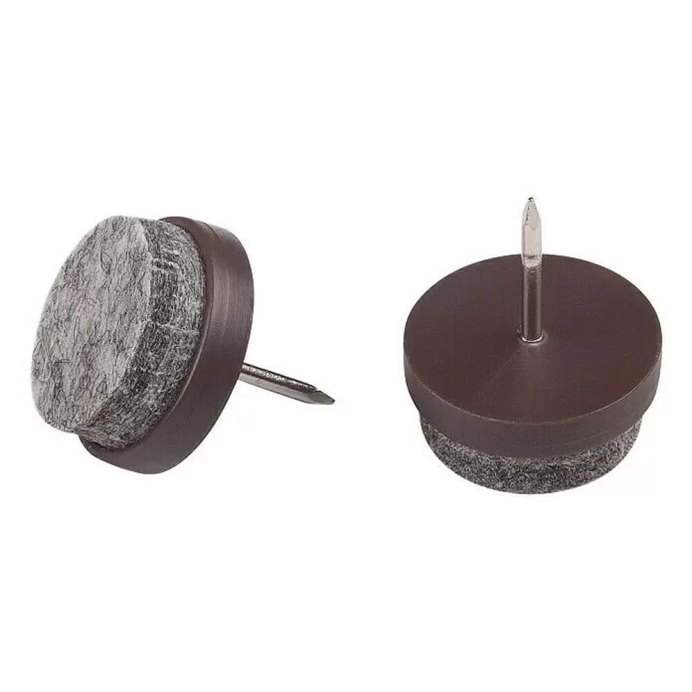 MØBELKNOTT STABILIT MED STIFT BRUN 20MM 8 STK