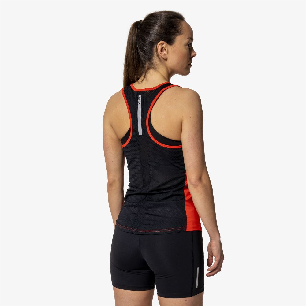 Swix Roadline Singlet Womens Fiery Red