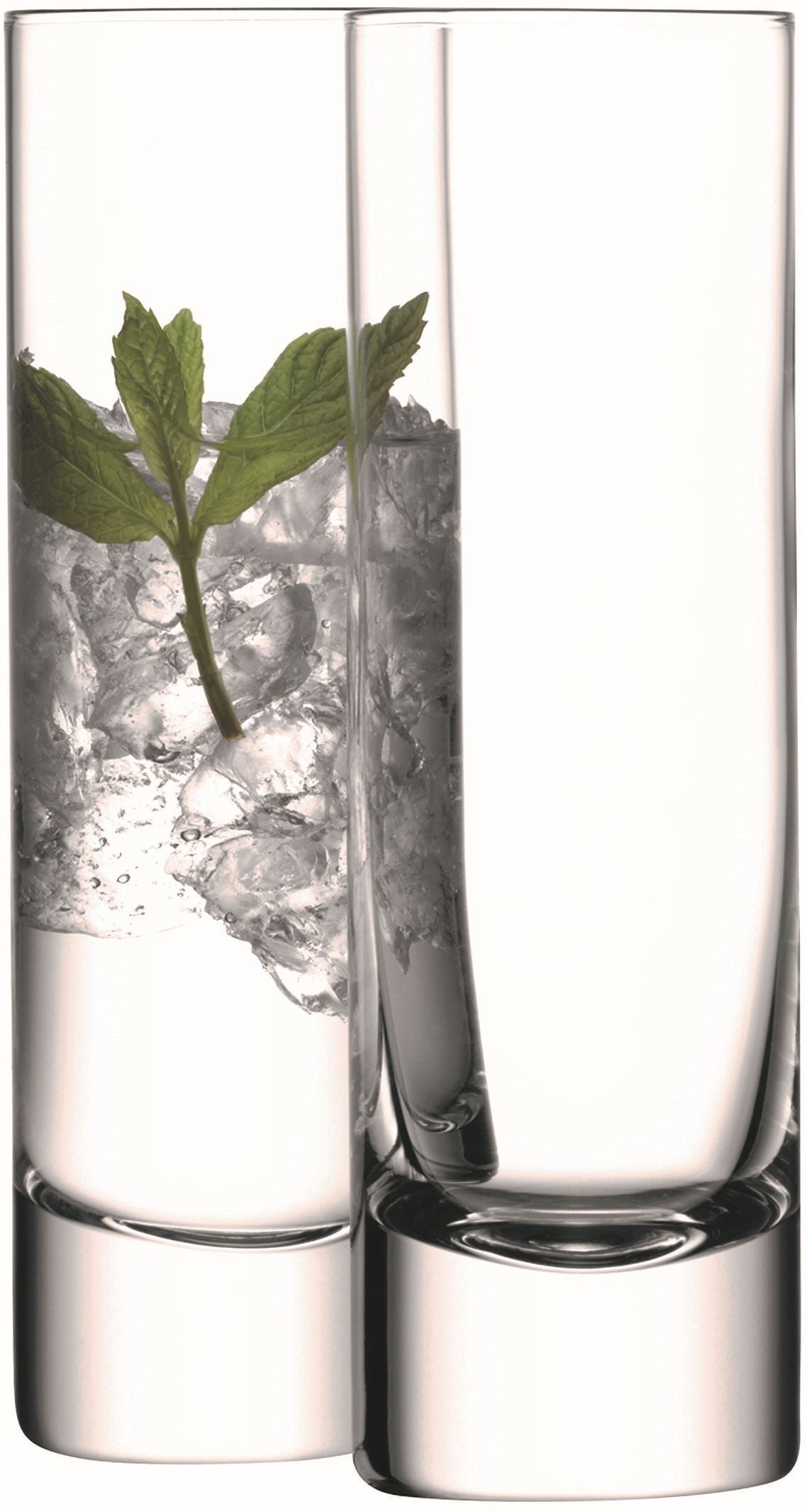 Bar Longdrinkglas 2er Set 250ml klar - Transparent / H: 18.0 cm