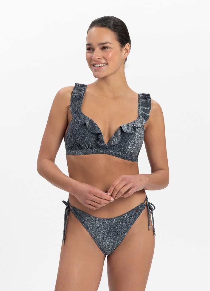 Beachlife  Sea Glitter Top - Bikini Foam+Wired