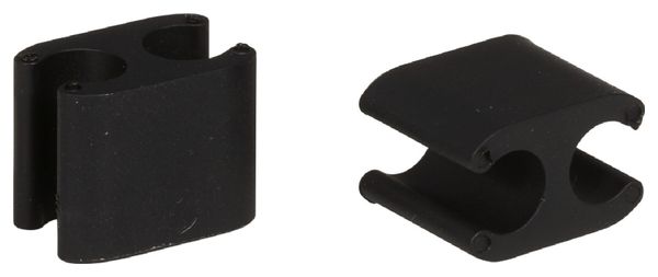 Boite de 10 Clips Duo Elvedes Noir 5 mm et 2.5 mm