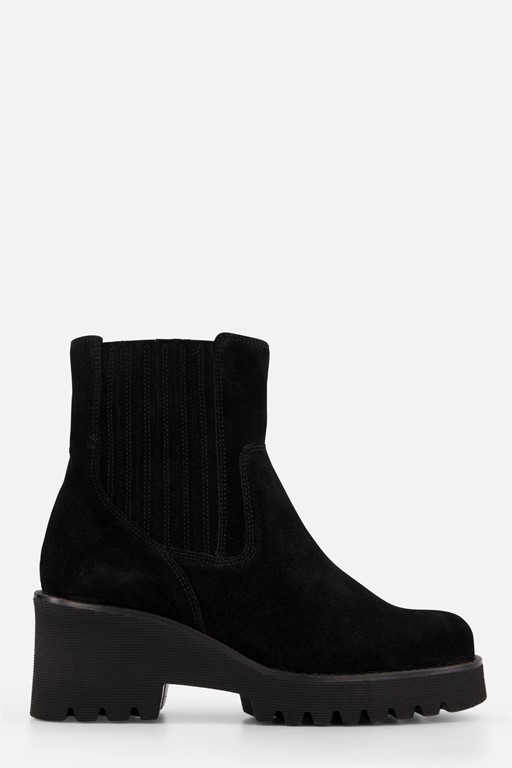 Gabor Chelsea boots zwart Suede