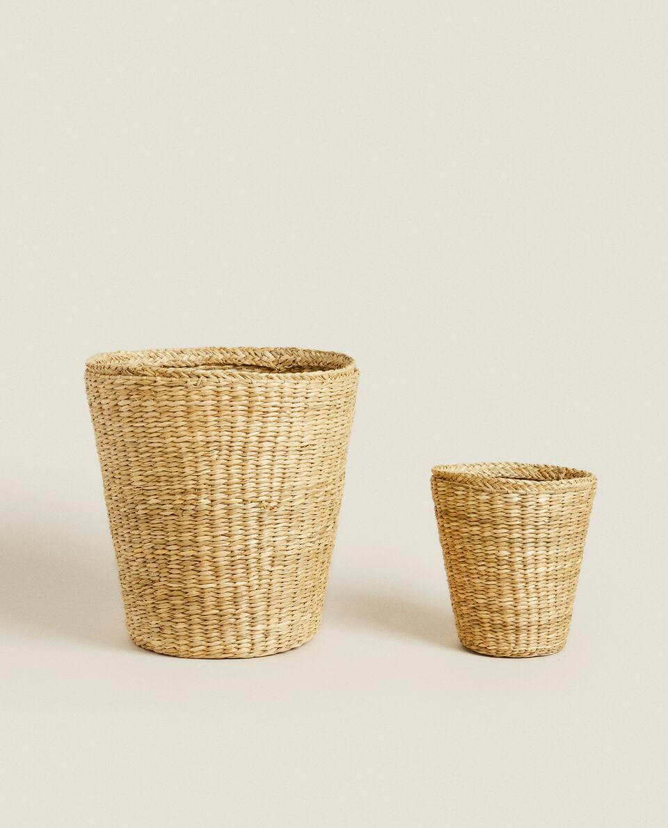 VASO DE PLANTAS TRANÇADO