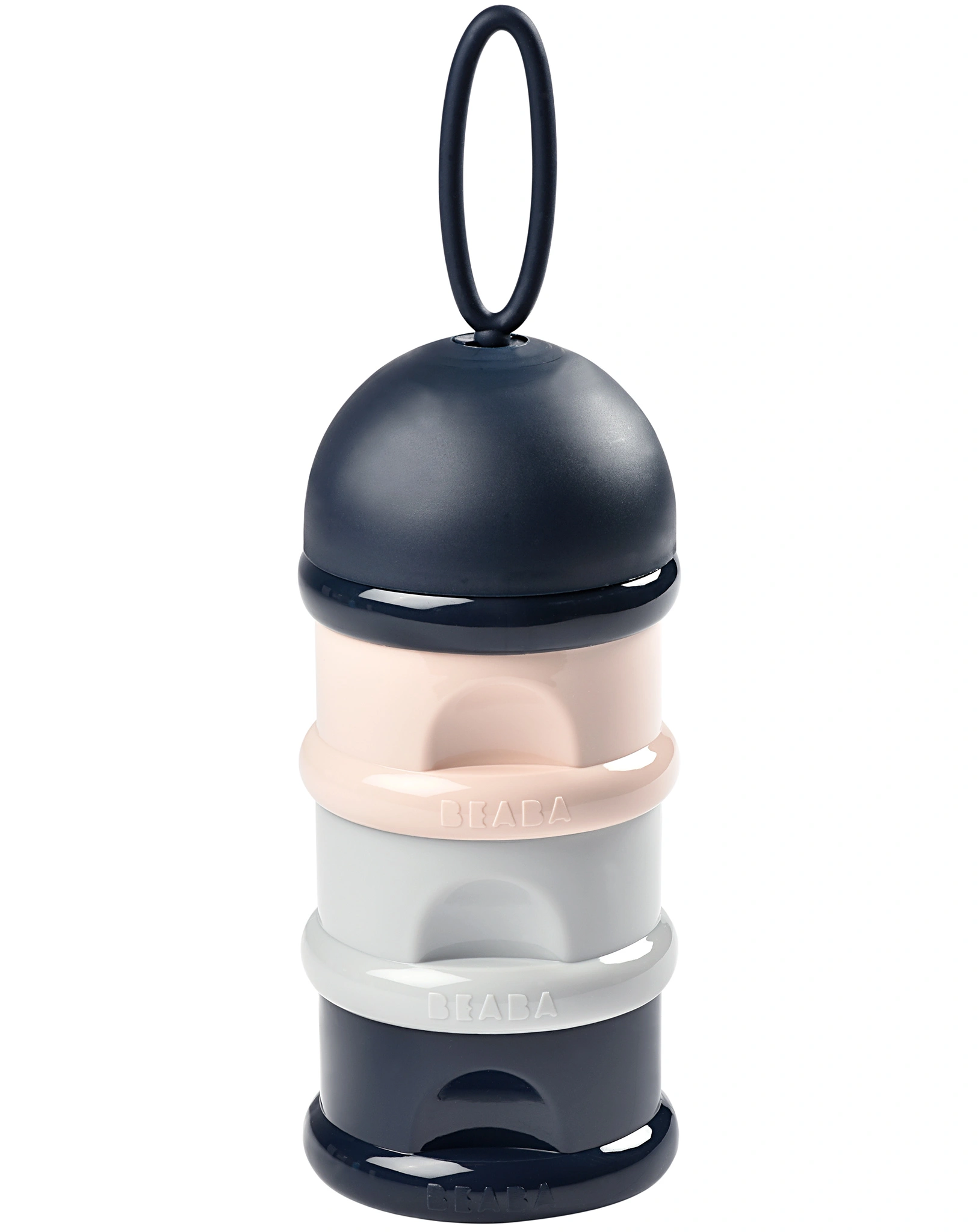 Dosierbox ON THE GO 3-teilig in night blue/rose