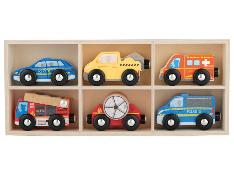 Houten speelgoed auto's